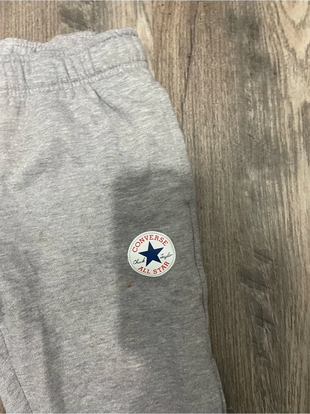 Converse All Stars Kids Gray Logo Joggers size M 10-12 years
